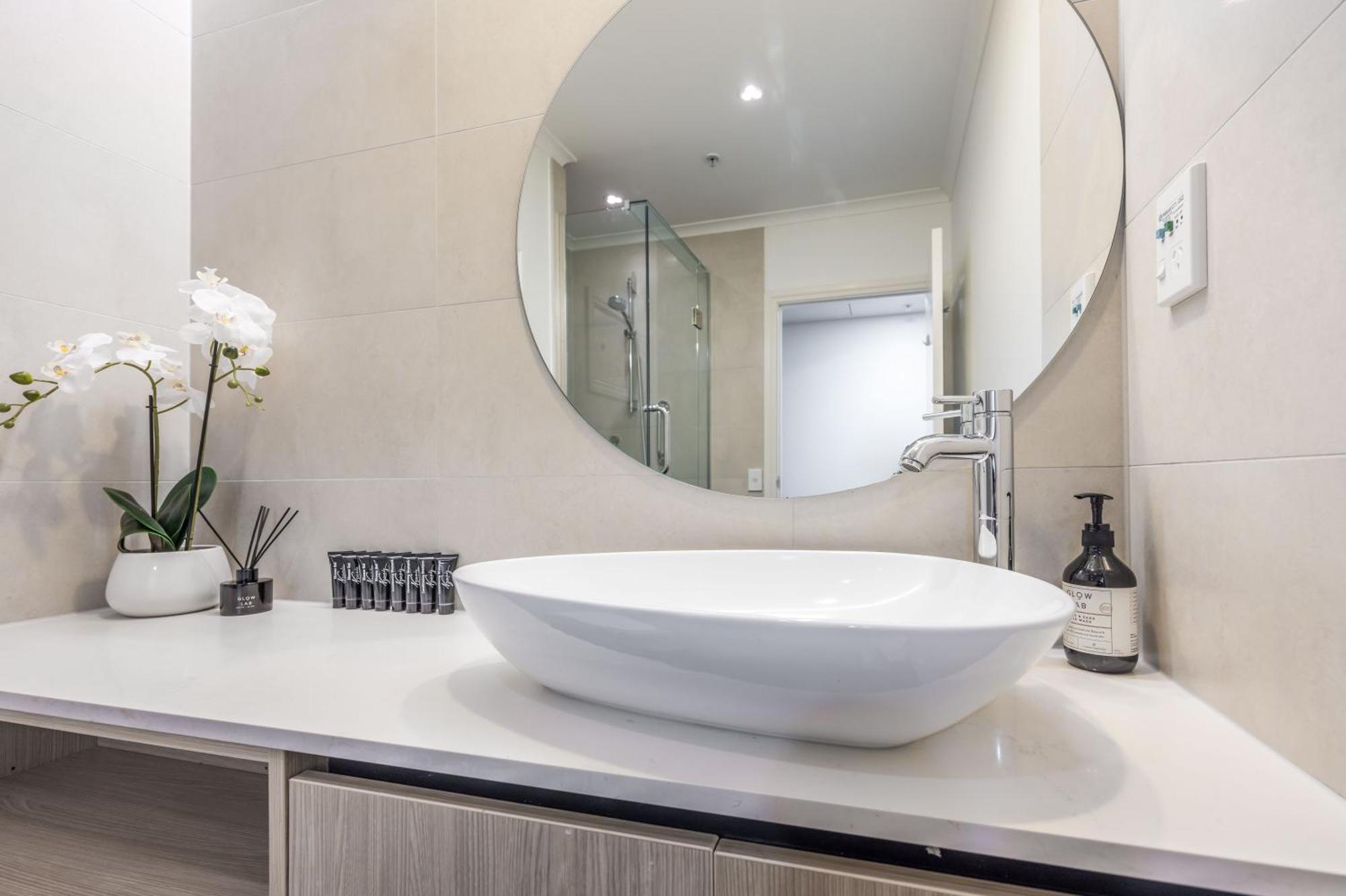Highrise Studio Apartment W/ Ac, Pool & Gym In Auckland Cbd Exterior foto
