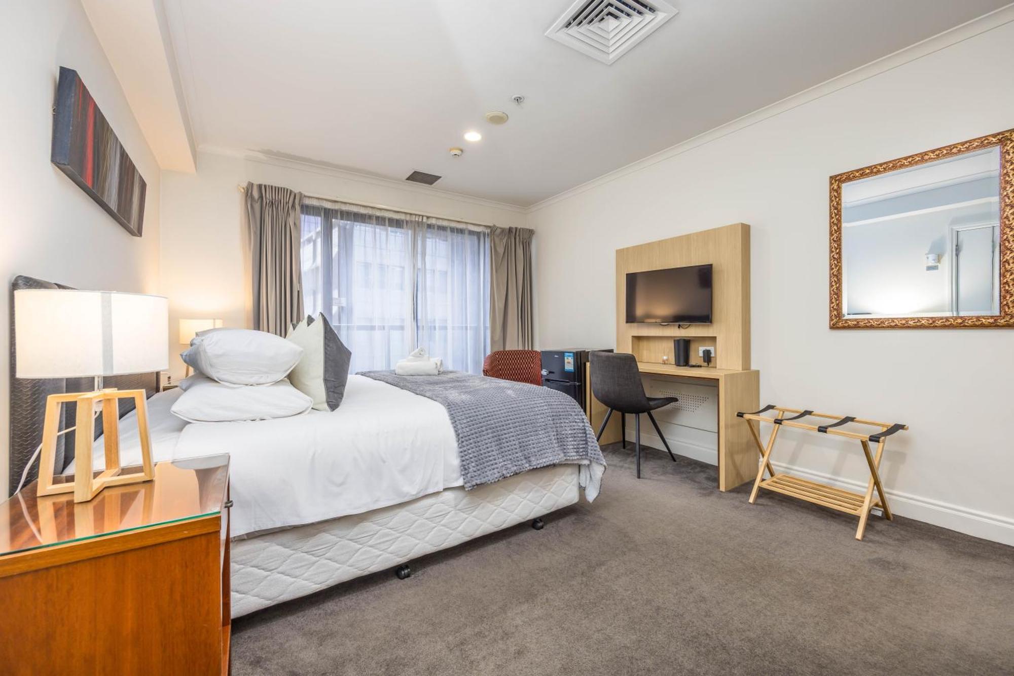 Highrise Studio Apartment W/ Ac, Pool & Gym In Auckland Cbd Exterior foto