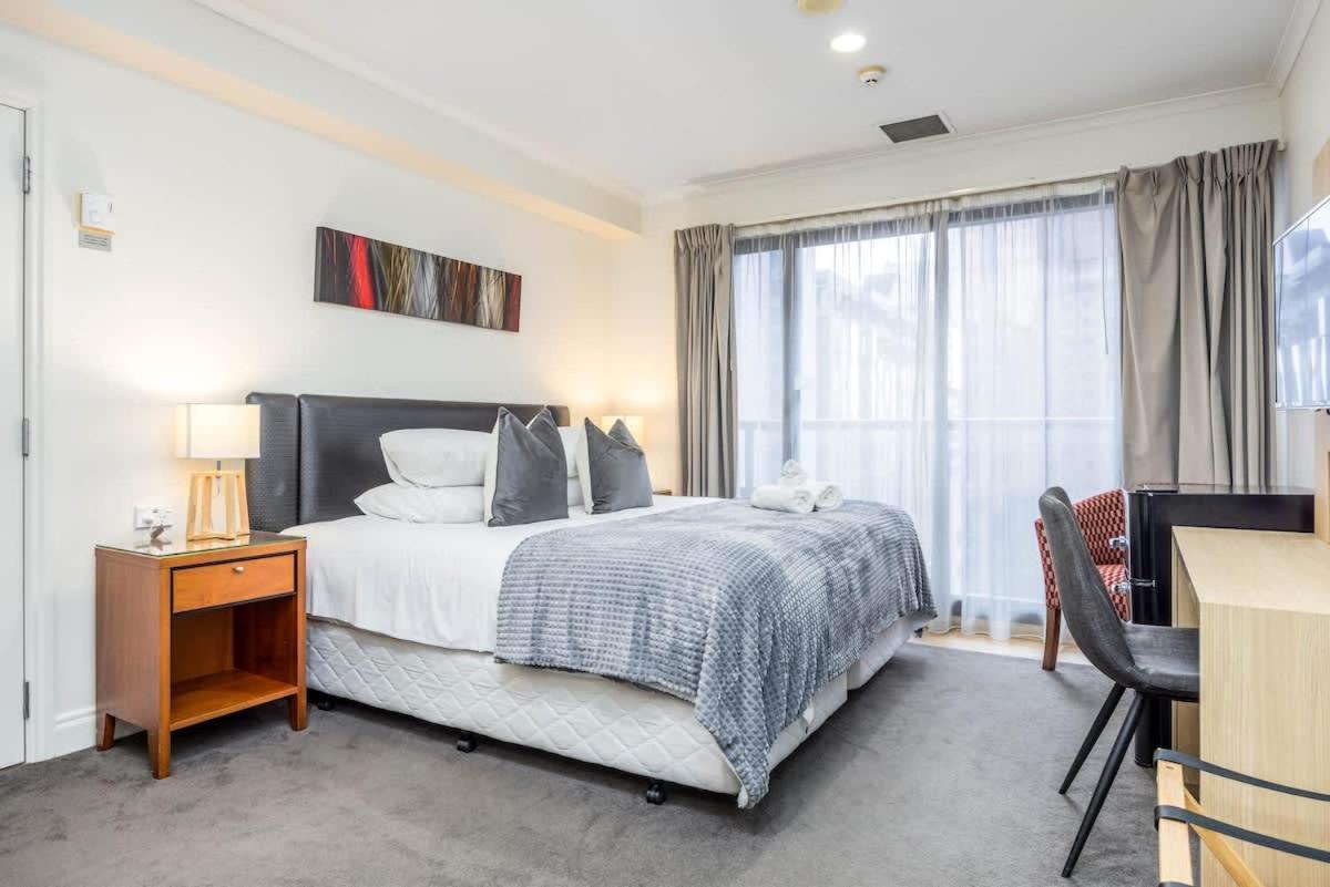 Highrise Studio Apartment W/ Ac, Pool & Gym In Auckland Cbd Exterior foto