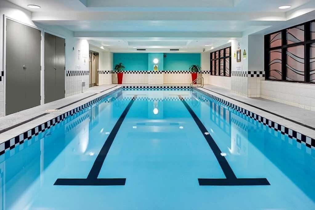 Highrise Studio Apartment W/ Ac, Pool & Gym In Auckland Cbd Exterior foto