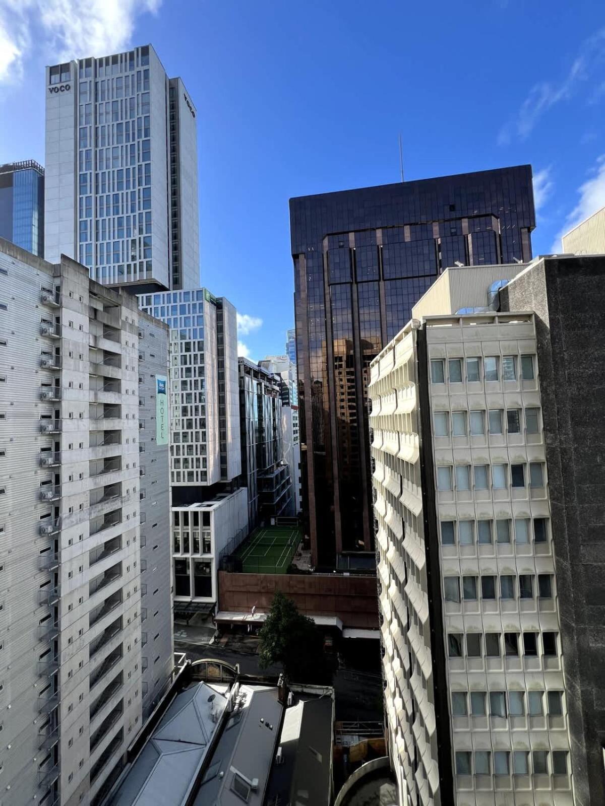 Highrise Studio Apartment W/ Ac, Pool & Gym In Auckland Cbd Exterior foto