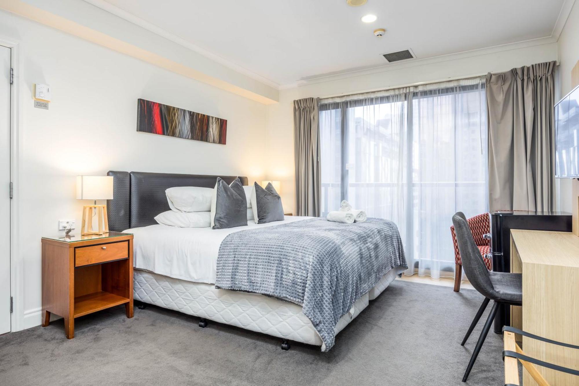 Highrise Studio Apartment W/ Ac, Pool & Gym In Auckland Cbd Exterior foto